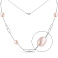 Серебряное колье с жемчугом (арт. 7507/2185185жб) – изображение 1