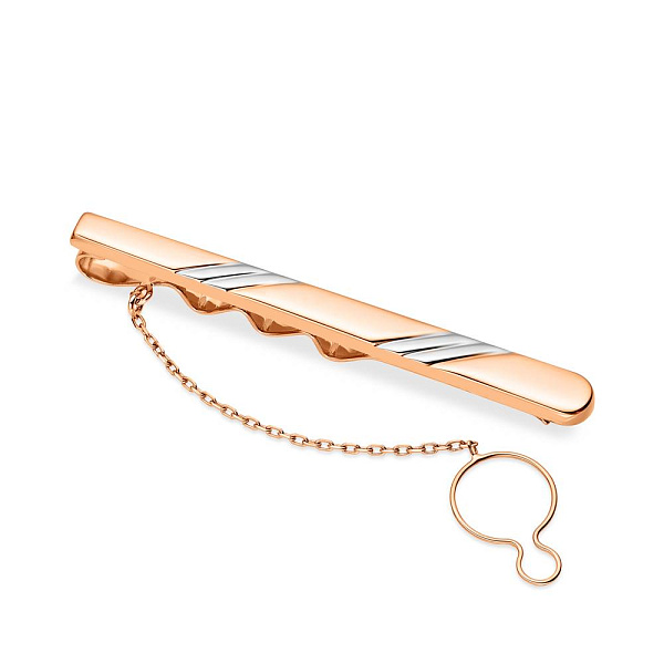 Зажим для галстука золотой (арт. 200079р) – изображение 1