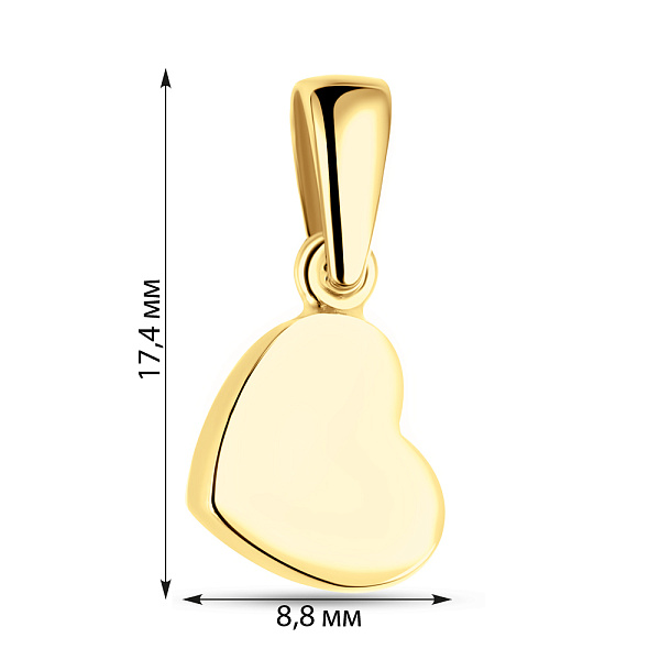 Подвес из желтого золота (арт. 422711ж) – изображение 2