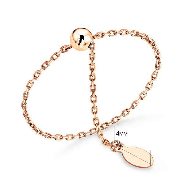 Золотое кольцо FLY (арт. 1401044) – изображение 2