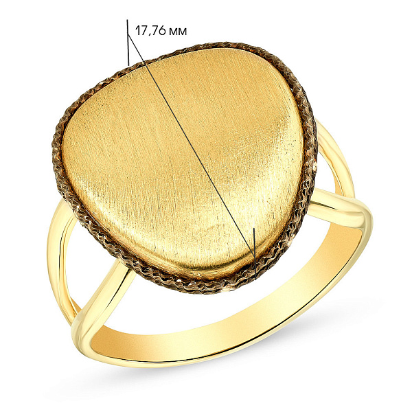 Золотое кольцо Francelli (арт. 154847жкр) – изображение 3