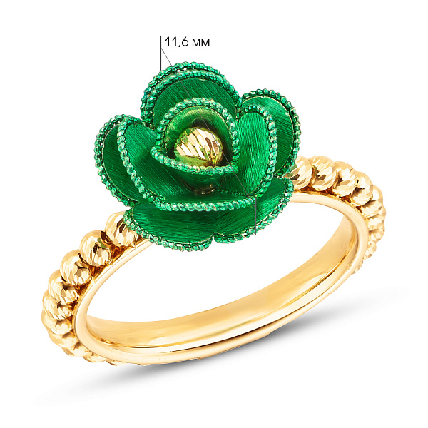 Золотое кольцо Francelli (арт. 154587жз) – изображение 2