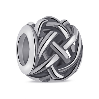 Шарм из серебра без камней (арт. 7903/П5/702)