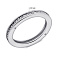 Серебряное кольцо с дорожкой из фианитов (арт. 7501/6455) – изображение 2