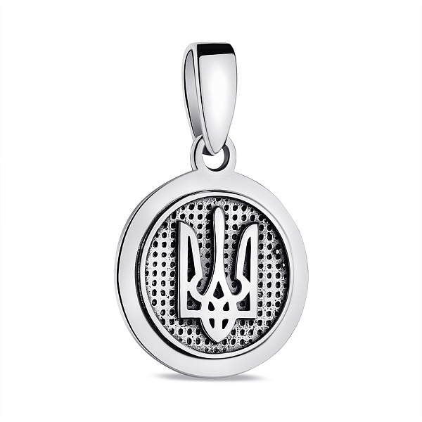 Срібний підвіс Герб України-Тризуб (арт. 7903/770/1п) – зображення 1