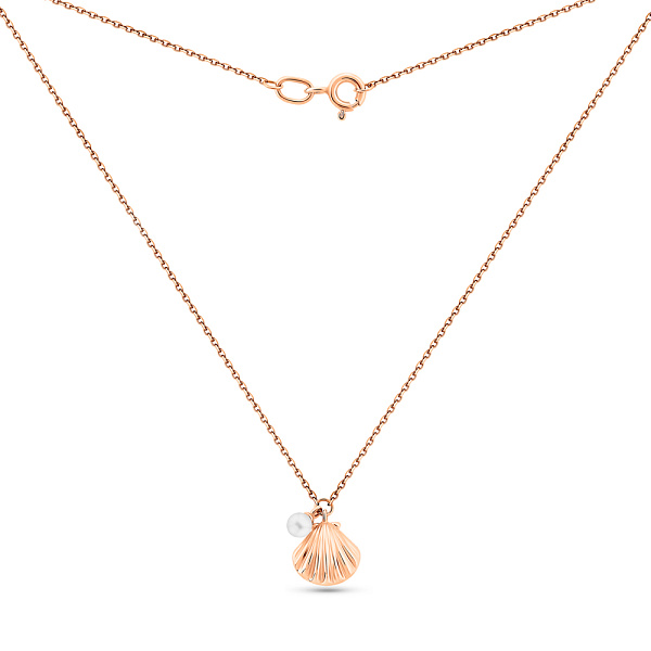 Золоте кольє з перлиною (арт. 361305) – зображення 2