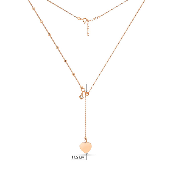 Колье из красного золота (арт. 352769) – изображение 3