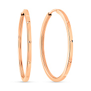 Золотые серьги-кольца (арт. 122103/35)