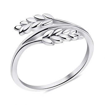 Серебряное кольцо Колоски без камней (арт. 7501/6861)