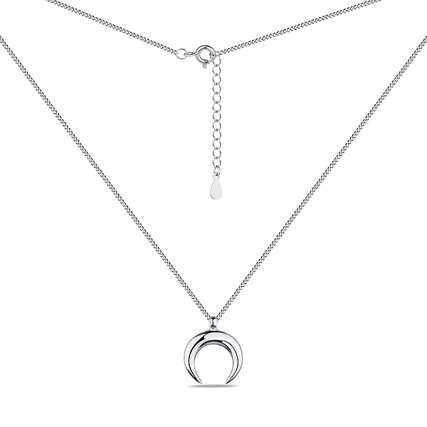 Серебряное колье без камней (арт. 7507/1815) – изображение 2