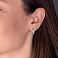 Серьги из белого золота с бриллиантами (арт. С011535020б) – изображение 2