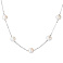 Серебряное колье с жемчугом (арт. 7507/1051жб) – изображение 1