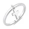 Серебряное кольцо с крестиком без камней (арт. 7501/6955) – изображение 1