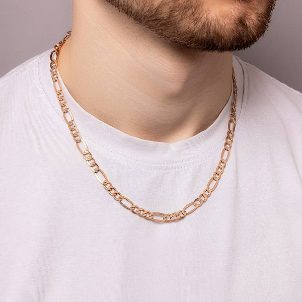 Цепочка из красного золота плетения Картье (арт. 306011) – изображение 2