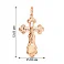 Золотий хрестик з розп'яттям (арт. 525901) – зображення 3