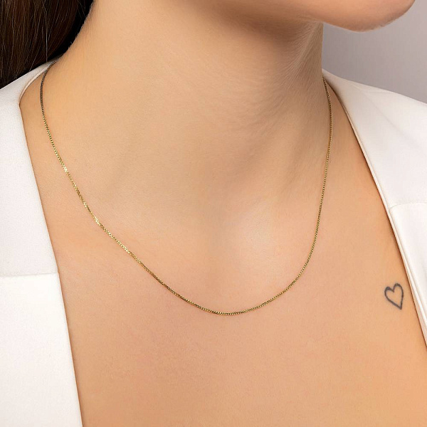 Ланцюжок з жовтого золота плетіння Якірне фантазійне (арт. ц306202жс) – зображення 2