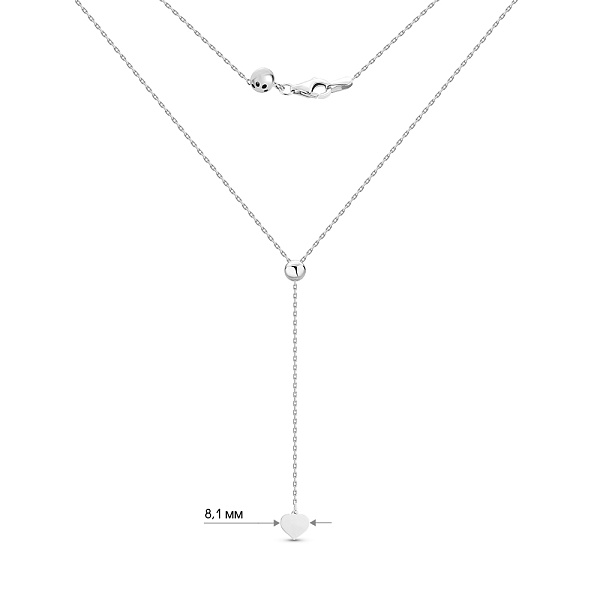 Колье Fly из белого золота (арт. 352381/1б) – изображение 6