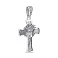Серебряный крестик с чернением (арт. 7904/238пю) – изображение 1
