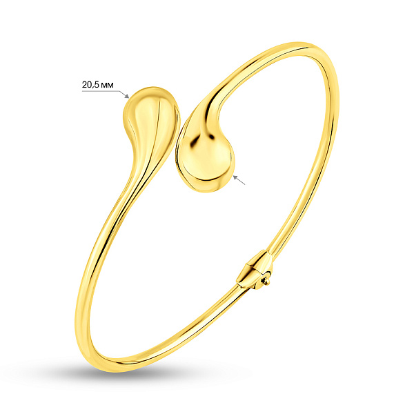 Браслет з жовтого золота без каміння (арт. 3261258ж) – зображення 5