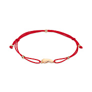 Браслет на красной шелковой нити (арт. 340010к)