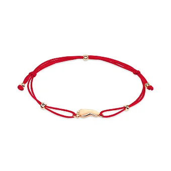 Браслет на червоній шовковій нитці (арт. 340010к)
