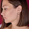Золотые серьги без камней (арт. 1091073/15) – изображение 2
