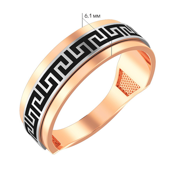 Каблучка Олімпія без каменів (арт. 143300) – зображення 4