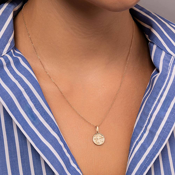 Кулон из красного золота (арт. 440770) – изображение 2