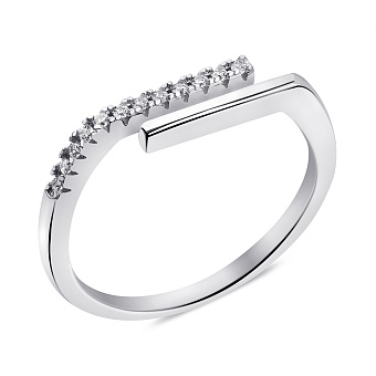 Серебряное кольцо с фианитами (арт. 7501/6875)