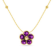 Кольє з жовтого золота Francelli (арт. 352362жф)