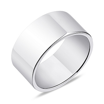 Широкое кольцо из серебра без камней (арт. 7501/6445)