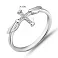 Серебряное кольцо Крестик с фианитами (арт. 7501/8191) – изображение 2