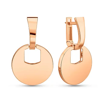 Золотые серьги (арт. 1091096)