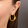 Сережки з жовтого золота Francelli (арт. е1091773/30ж) – зображення 3