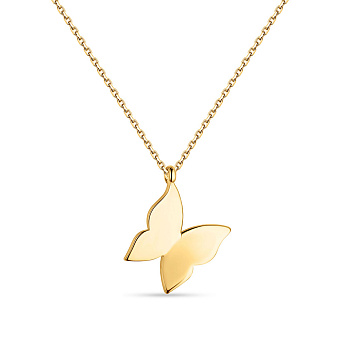 Кольє з жовтого золота "Метелик" (арт. 352087ж)