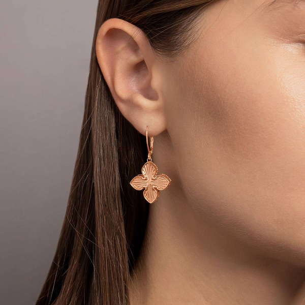 Золоті сережки без каміння (арт. 1091586/20) – зображення 2