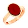 Кольцо золотое с кораллом (арт. 141146ПкоГ) – изображение 1