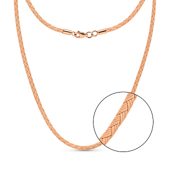 Шелковый шнурок с золотыми вставками (арт. 17202.5-10)