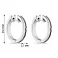 Серьги-кольца из серебра (арт. 7502/3312/20) – изображение 2
