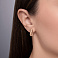 Серьги из красного золота без камней (арт. 107812) – изображение 2