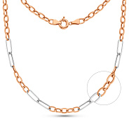 Фото Кольє з червоного і білого золота (арт. 352467кб)