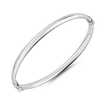 Серебряный жесткий браслет (арт. 7509/4976/4)