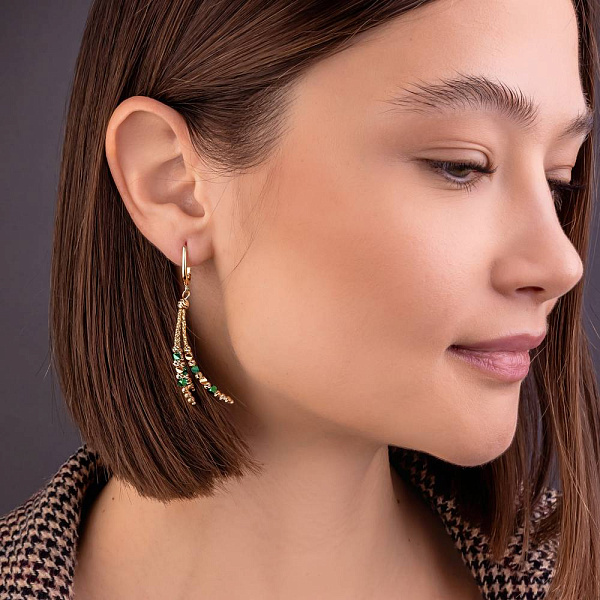 Золоті сережки Francelli (арт. 1091271жз) – зображення 2