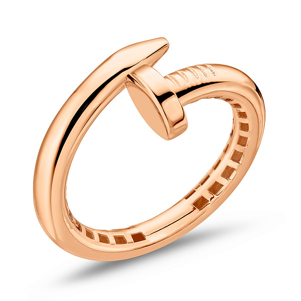 Золотое кольцо Гвоздь (арт. 156554) – изображение 1