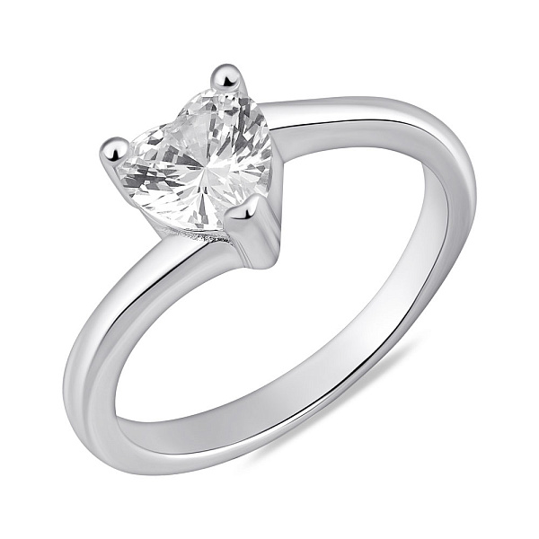 Серебряное кольцо Сердце (арт. 7501/8031) – изображение 1