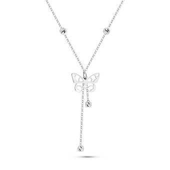 Кольє з білого золота (арт. 352799б)