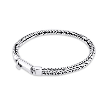 Серебряный браслет плетения Спига (арт. 7909/4665)