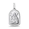 Серебряная ладанка Богородица «Троеручица» (арт. 7917/А077/2пю) – изображение 1