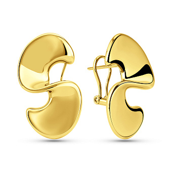 Серьги из желтого золота (арт. 111408ж)