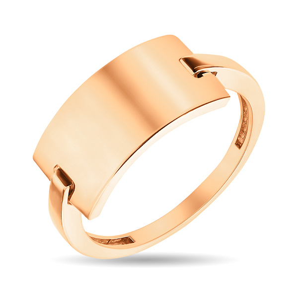 Кольцо из красного золота (арт. 154471) – изображение 1